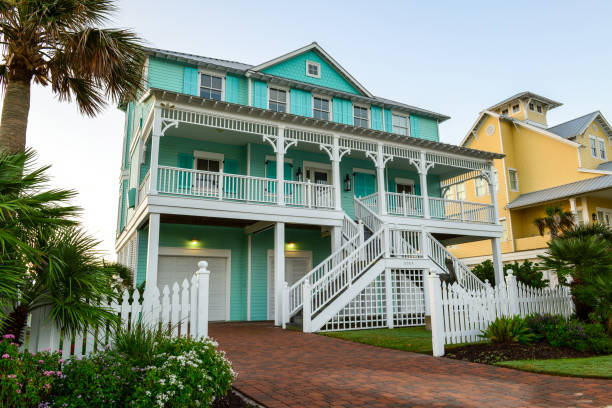 Galveston Beach, Beach House, Community, Mansion